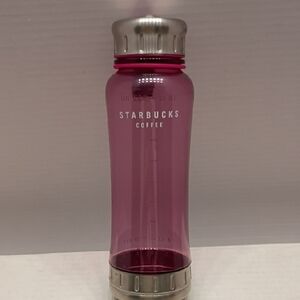 Starbucks Pink and Silver Coffee Tumbler